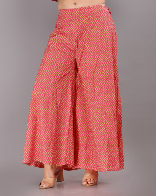 Women Pink Color Cotton Co-ord Set With Jacket - Image 6