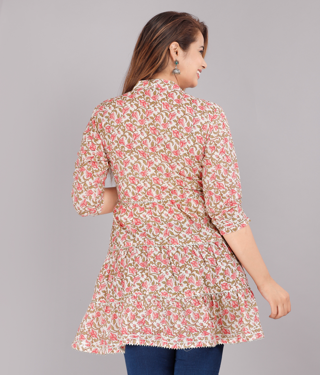 Women Beige Color Reguler Top - Image 4