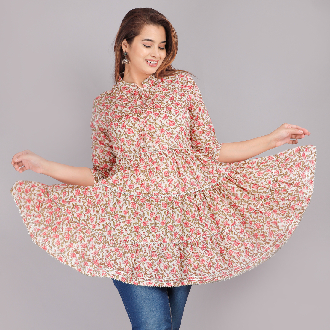 Women Beige Color Reguler Top - Image 5